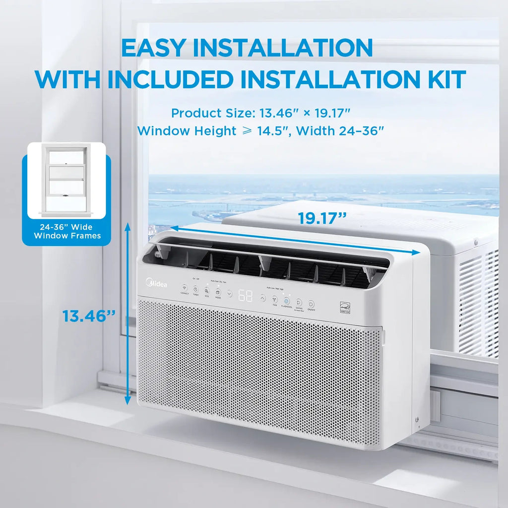 U-Shaped Smart Inverter Window Air Conditioner (2026 Edition)