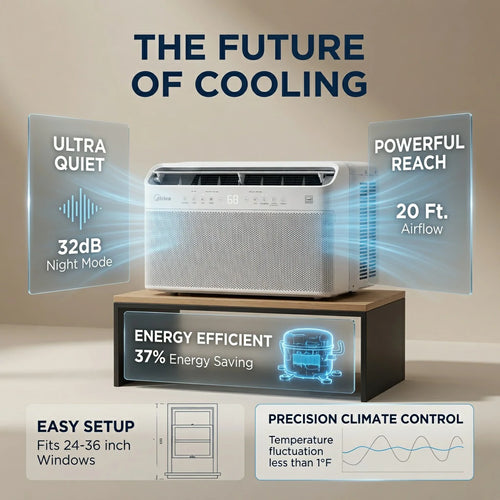 U-Shaped Smart Inverter Window Air Conditioner (2026 Edition)