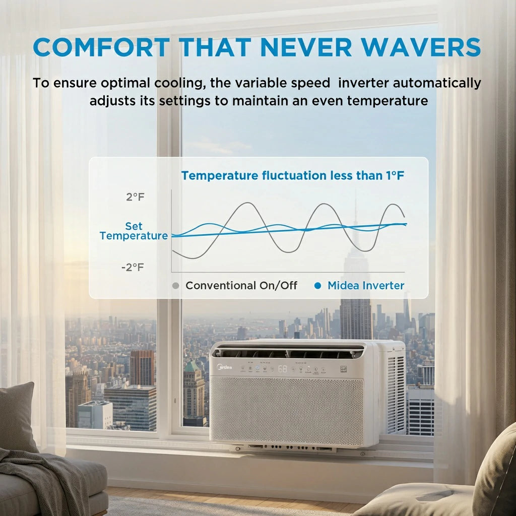 U-Shaped Smart Inverter Window Air Conditioner (2026 Edition)