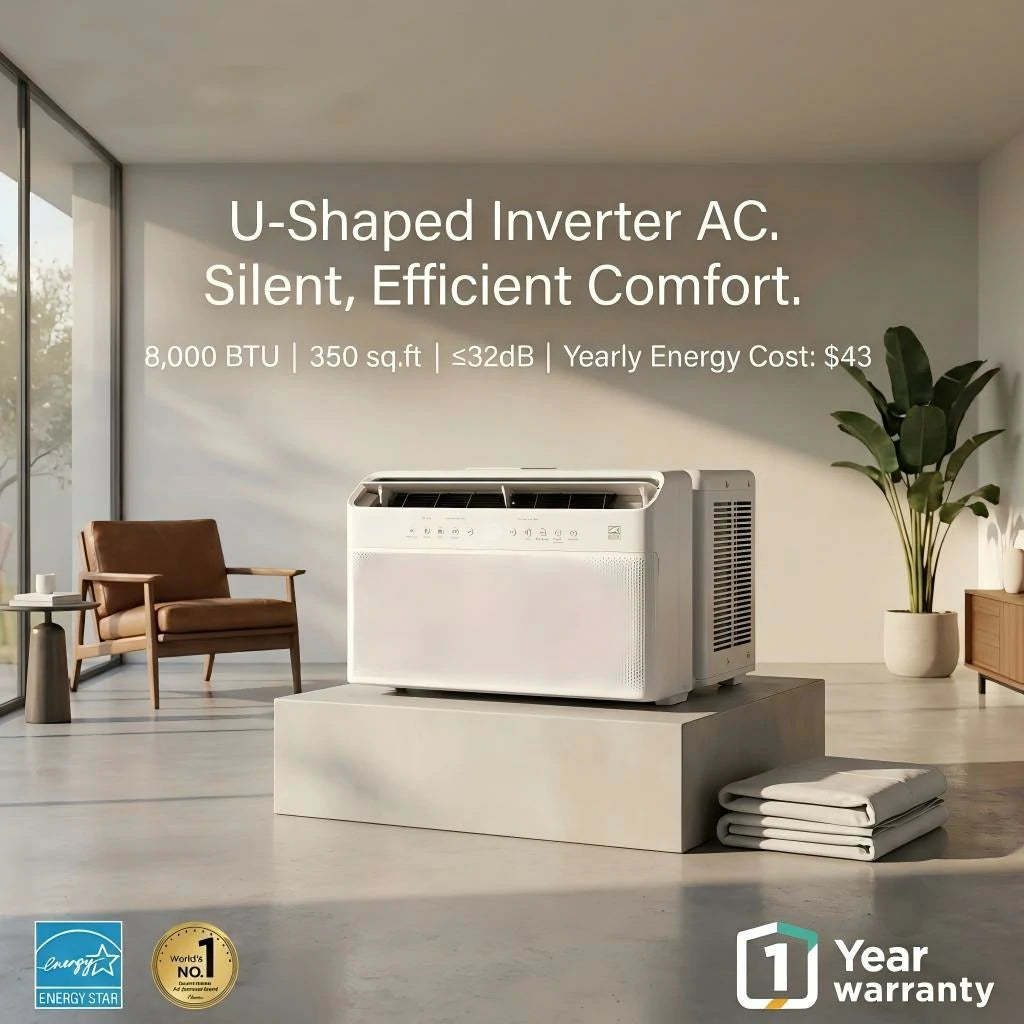 U-Shaped Smart Inverter Window Air Conditioner (2026 Edition)