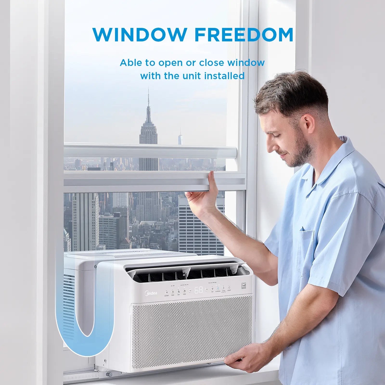 U-Shaped Smart Inverter Window Air Conditioner (2026 Edition)