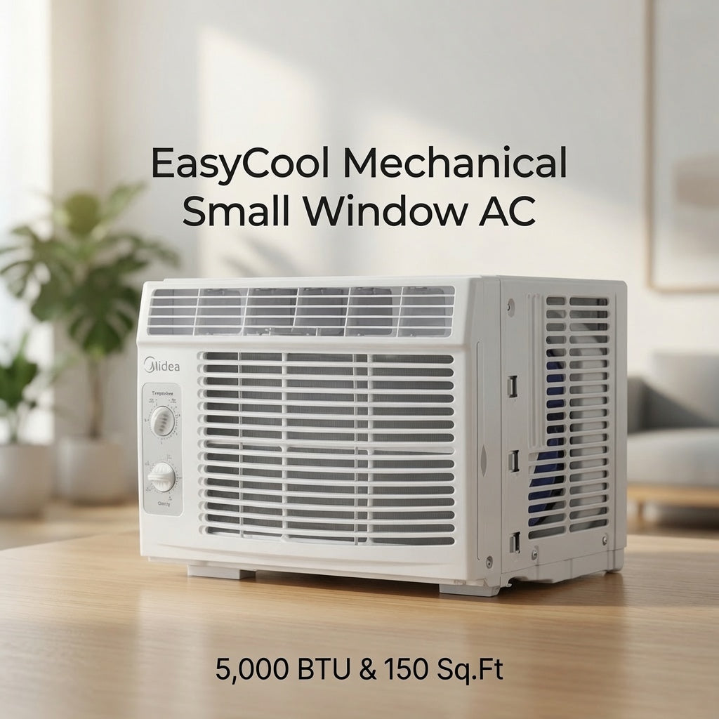 Midea EasyCool Personal 5,000 BTU Window AC (Up to 150 Sq. Ft.)